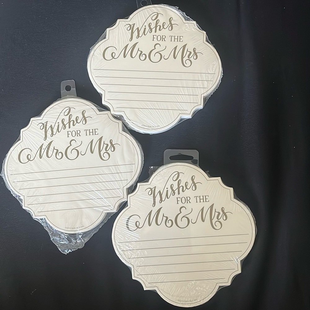 His & Hers Wedding Advice Notepad (3). NWT